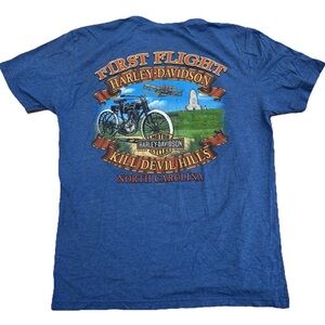 Licensed Harley Davidson Dealer First Flight Kill Devil Hills NC Shirt Mens XL